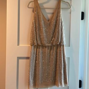 XSCAPE beaded cocktail dress size 6